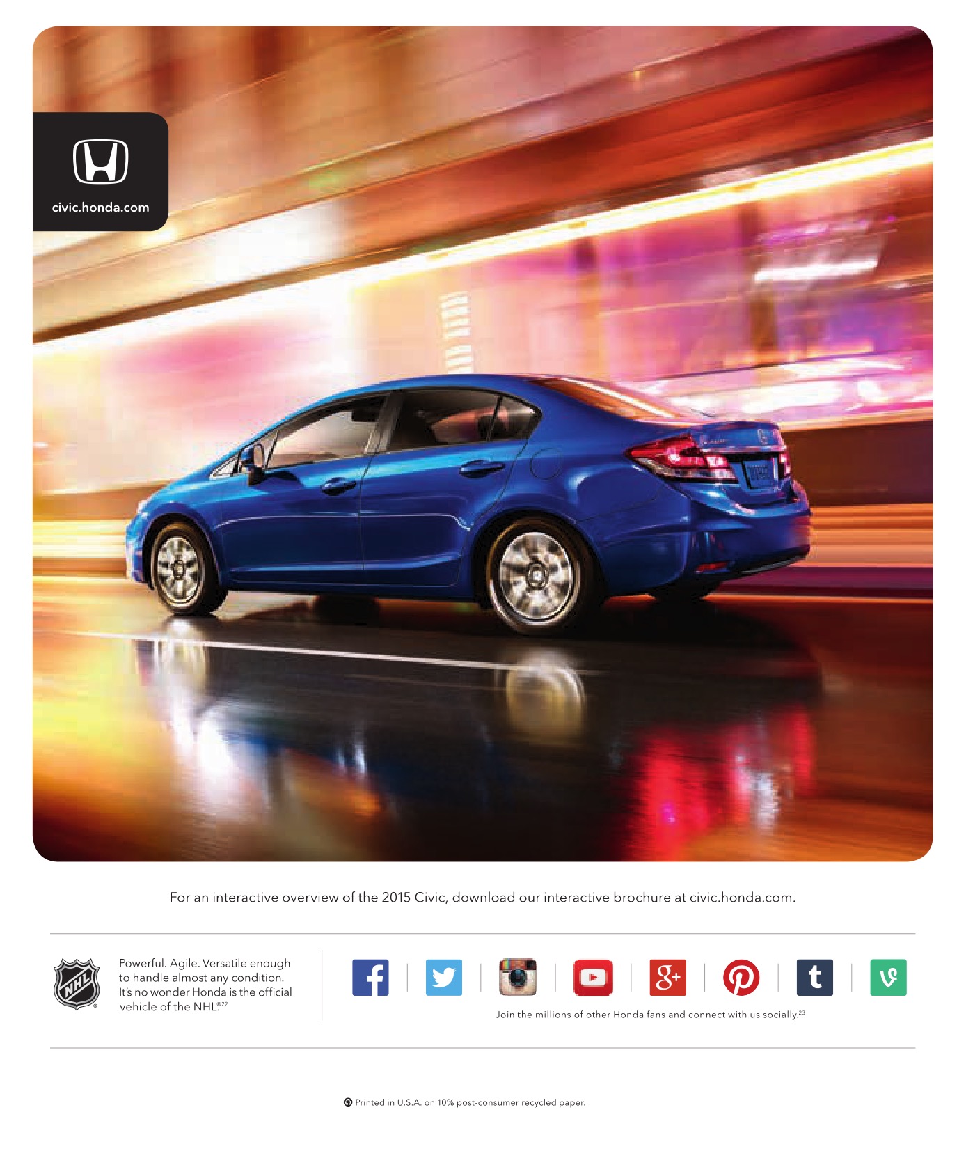 2015 Honda Civic Brochure Page 9